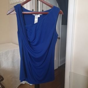 3/$20 Max Studio sleeveless blue top